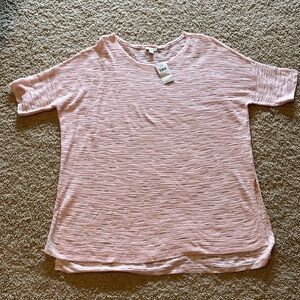 NWT, JJill Pink Tunic, Size Large